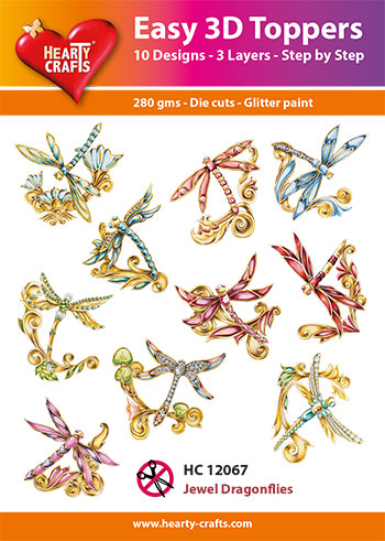 Hearty Crafts HC12067 Easy 3D Toppers 3D-paketti