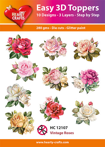 Hearty Crafts HC12107 Easy 3D Toppers 3D-paketti
