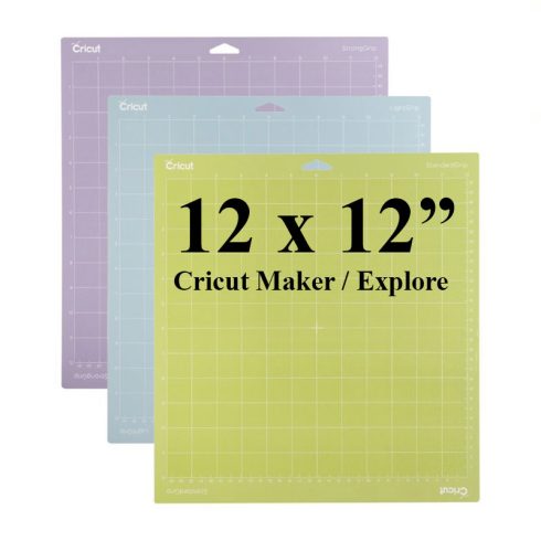 Cricut 2003546 12 x 12 in. Machine Mat Variety Pack - 3 Pieces for