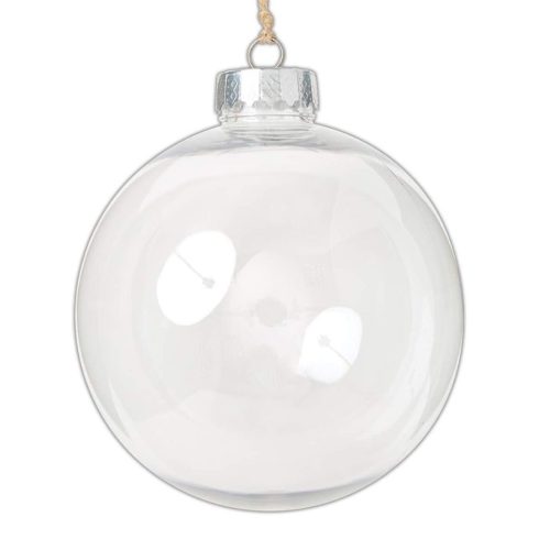 Plastic Fillable Bauble – Jättijoulupallo täytettävä Ø 15 cm (1 kpl)