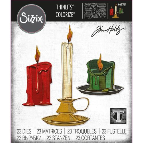 Sizzix Tim Holtz Thinlits stanssi – CANDLE SHOP COLORIZE