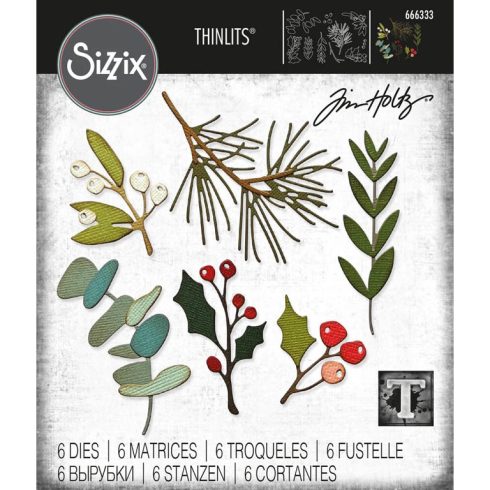 Sizzix Tim Holtz Thinlits stanssi – FESTIVE GATHERINGS