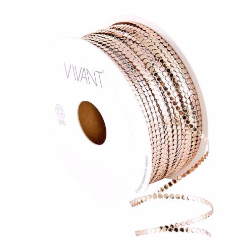 Vivant Circle Cord Rose Gold – koristenauha ruusukulta 50m