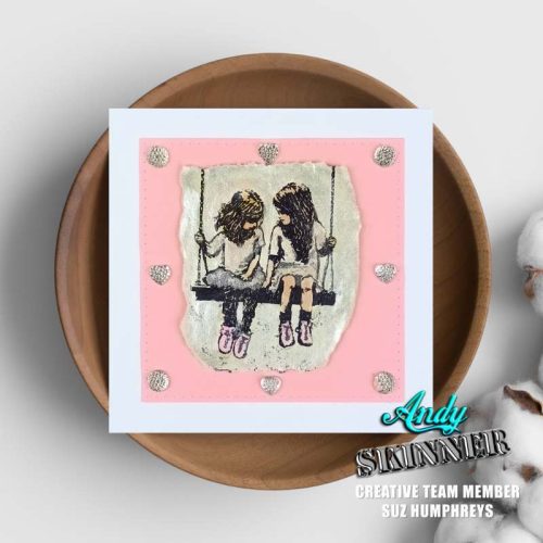 Andy Skinner Rubber Stamp – Friends Forever leimasinsetti3