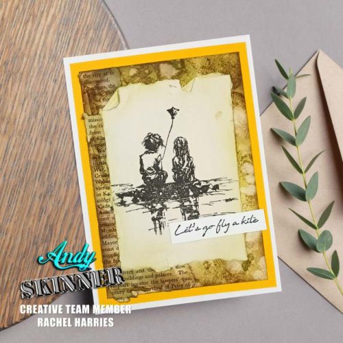 Andy Skinner Rubber Stamp – Lets Go Fly A Kite leimasinsetti3