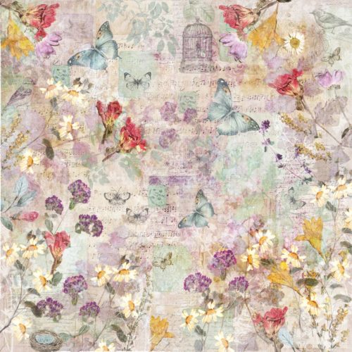 Crafters Companion – Floral Scrapbook paperilehtio 2