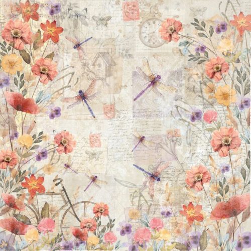 Crafters Companion – Floral Scrapbook paperilehtio 7