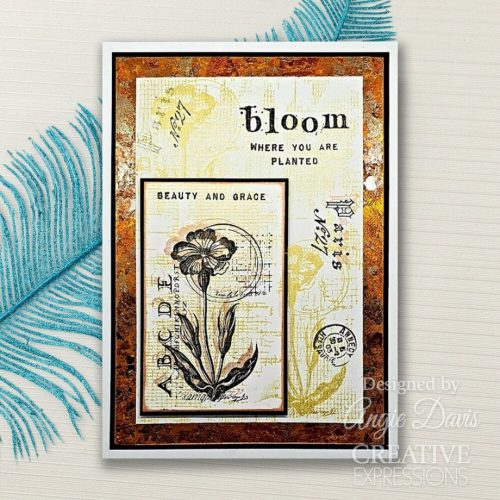 Creative Expressions Clear Stamp – Bloom leimasinsetti A6 1