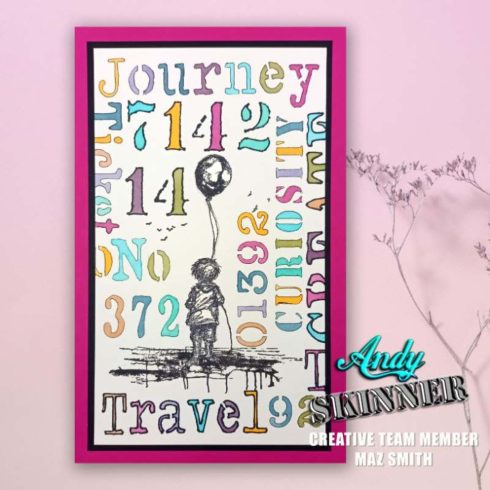 Creative Expressions Rubber Stamp – The Places You Will Go leimasinsetti 2