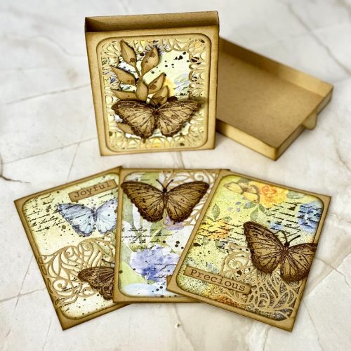 Elizabeth Craft Designs leimasin – Butterfly and Swirls1