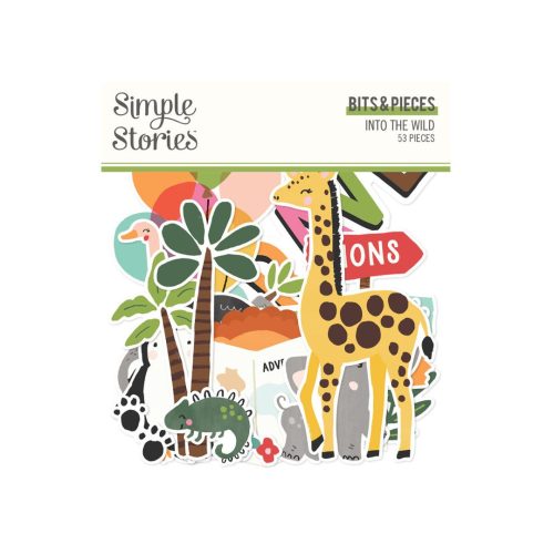 Simple Stories – Bits & Pieces Into The Wild leikekuvat (53 kpl)