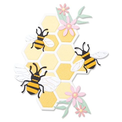 Sizzix Thinlits stanssi – BEE HIVE 1
