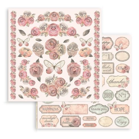 Stamperia – Shabby Rose paperilajitelma