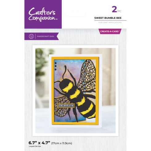 Crafter’s Companion Create-a-Card stanssi – SWEET BUMBLE BEE