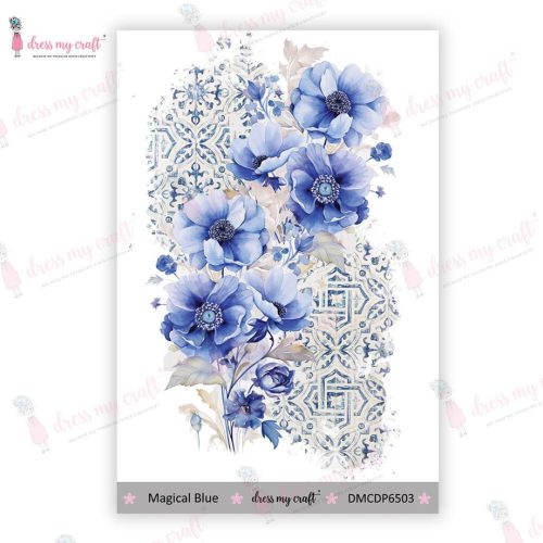 Dress My Craft Transfer Me – MAGICAL BLUE vesisiirtokuva A6