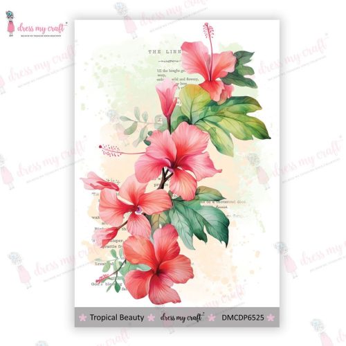 Dress My Craft Transfer Me – Tropical Beauty vesisiirtokuva A6