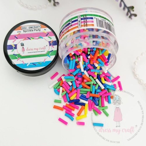 Dress My Craft shaker elements – SPRINKLE PARTY 1