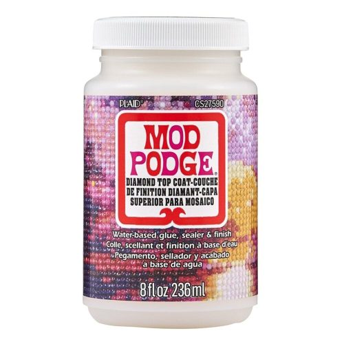 Mod Podge Diamond Top Glue-Sealer-Finish – timanttimaalaus viimeistelylakka 8 ft 236 ml