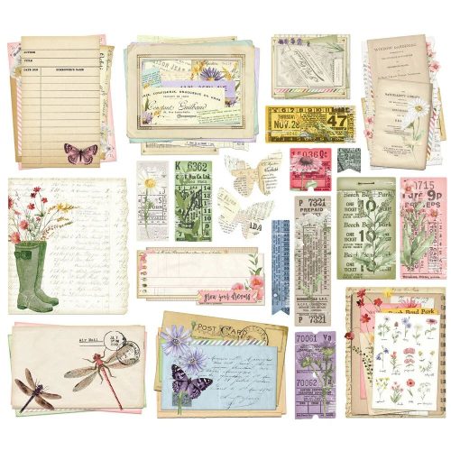 Simple Stories – Large Ephemera Meadow Flowers isot leikekuvat 21 kpl 1