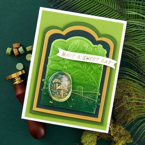 Spellbinders Wax Seal Stamp 3D sinettileimasin – Forest Mushroom 1