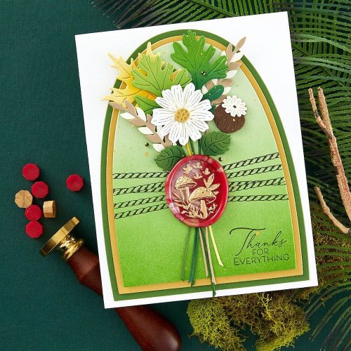 Spellbinders Wax Seal Stamp 3D sinettileimasin – Forest Mushroom 2