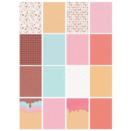 Studio Light Friendz Design Paper – I Scream You Scream paperilehtio A5 2