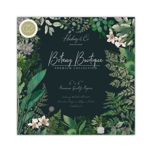 Craft Consortium – Botany Boutique paperilehtiö 15 x 15 cm