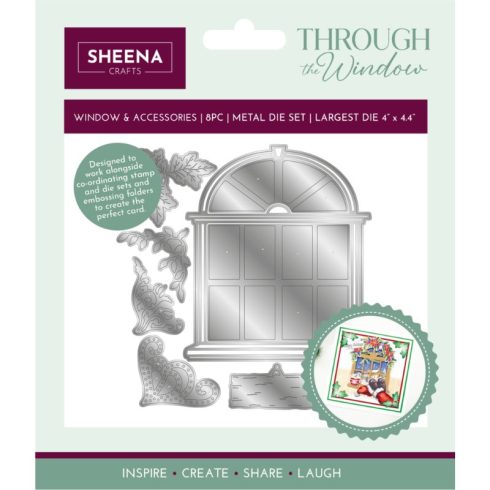 Crafter’s Companion Sheena Crafts stanssi – THROUGH THE WINDOW