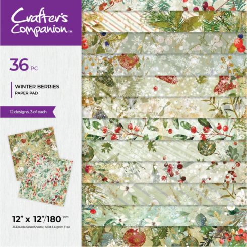 Crafter's Companion – Winter Berries paperilehtiö