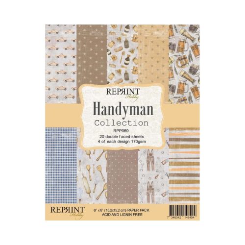 Reprint – Handyman paperilajitelma 15 x 15 cm