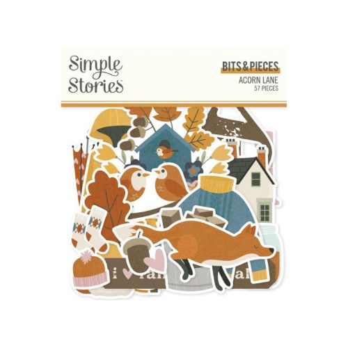 Simple Stories – Bits & Pieces Acorn Lane leikekuvat (57 kpl)