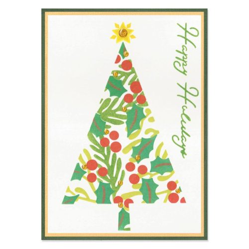 Sizzix Layered Stencils – Cosmopolitan Christmas Happy Holidays sapluunat 4kpl 2