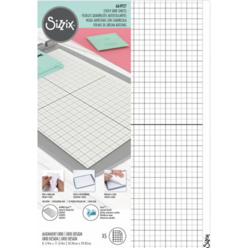 Sizzix Sticky Grip Sheets – Liima-arkit (5kpl)