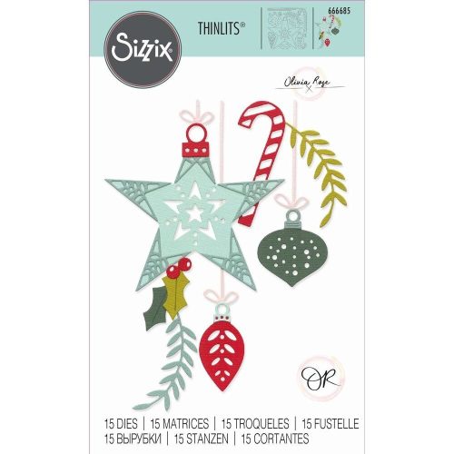 Sizzix Thinlits stanssi – FESTIVE DECORATIONS