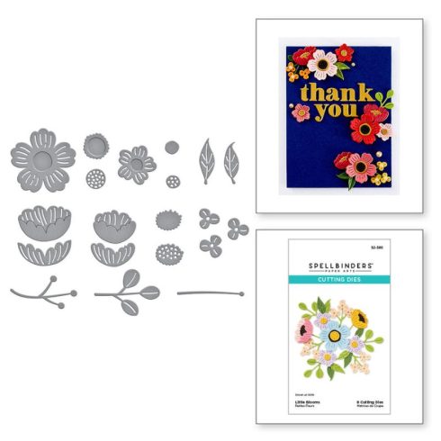 Spellbinders stanssi – LITTLE BLOOMS 3