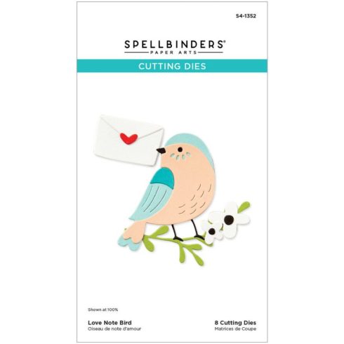 Spellbinders stanssi – LOVE NOTE BIRD