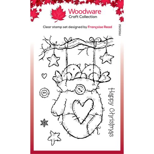 Woodware Clear Stamps – Cozy Robins leimasinsetti