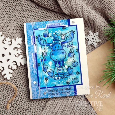 Woodware Clear Stamps – Moose Christmas leimasinsetti 1