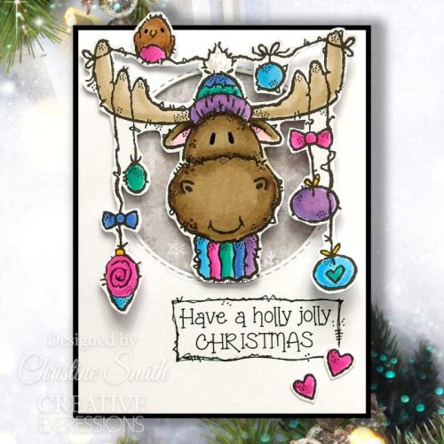 Woodware Clear Stamps – Moose Christmas leimasinsetti 2