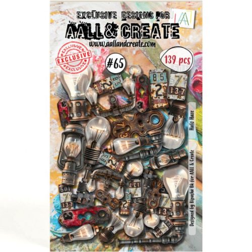 AALL Create – Ephemera Die Cuts Halo Haze leikekuvat 139 kpl