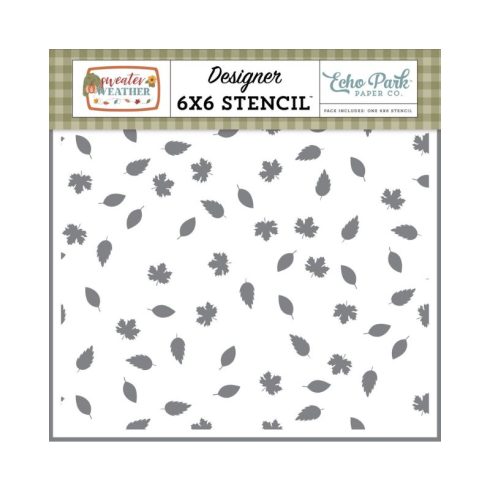 Carta Bella Designer Stencil – Autumn Days Breeze sapluuna