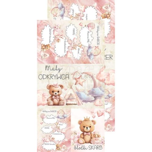 Craft O’Clock – Girl & Curls Extras paperilajitelma 15x30 cm