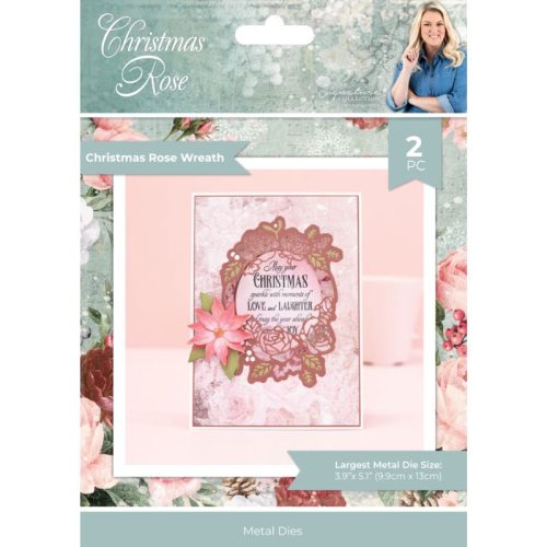 Crafter’s Companion stanssi – CHRISTMAS ROSE WREATH