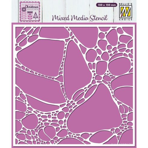 Nellie’s Choice Mixed Media Stencil sapluuna – Paint Bubble