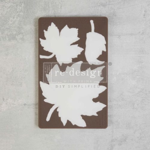 Re·Design with Prima – Falling Leaves Fantasy Decor Mould muotti 13x20cm 4