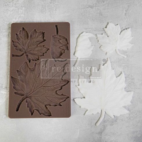 Re·Design with Prima – Falling Leaves Fantasy Decor Mould muotti 13x20cm 5