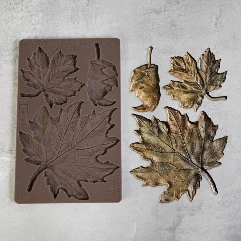 Re·Design with Prima – Falling Leaves Fantasy Decor Mould muotti 13x20cm 7