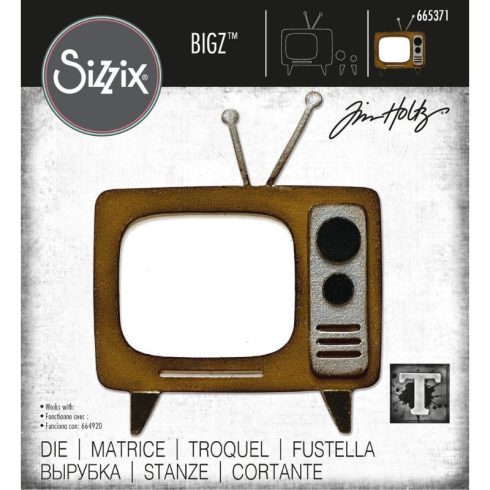 Sizzix Tim Holtz Bigz stanssi – RETRO TV