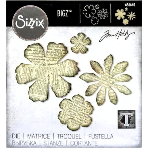 Sizzix Tim Holtz Bigz stanssi – TATTERED FLORALS