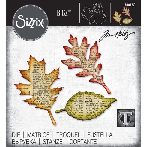 Sizzix Tim Holtz Bigz stanssi – TATTERED LEAVES